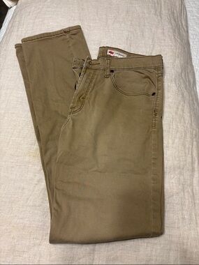 Wrangler Men's Khaki Chino Pants - Olive/Tan